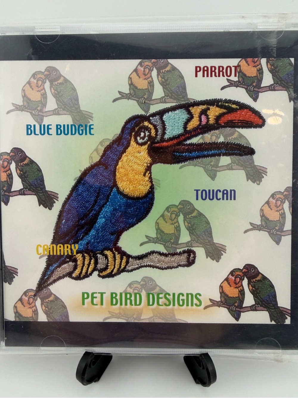 Pet Birds Designs Memory Card for Janome Embroidery Machine #147 Complete